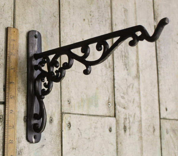 Shelf Bracket with Hook ELVERLY Antique Iron 280mm For Pulley