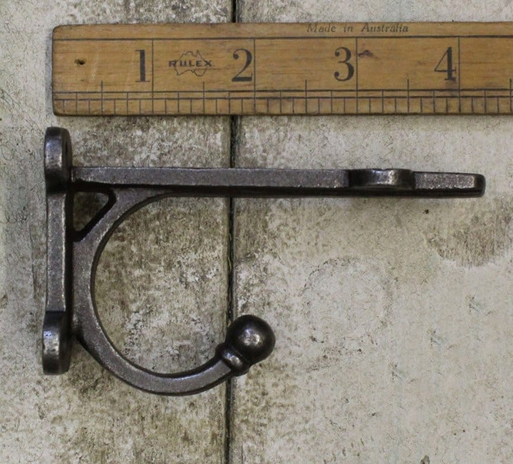 Shelf Bracket Hook TRANBY Cast Antique Iron 100mm