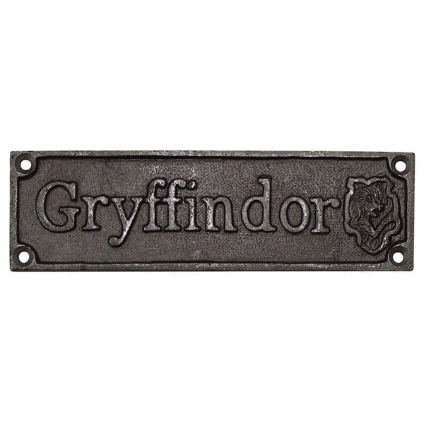 Plaque GRYFFINDOR Antique Cast Iron 178mm x 38mm