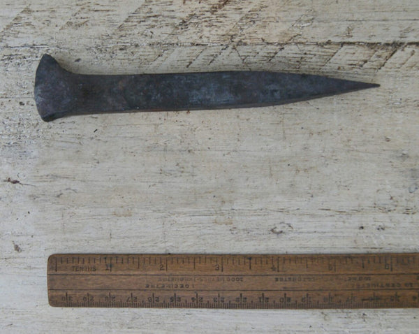 Railroad Spike Antique Rust 150mm