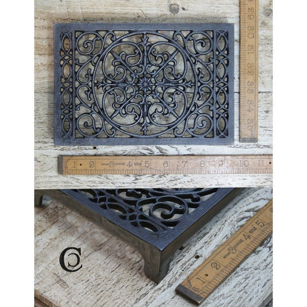 Air Brick Trivet Decorative Cast Iron 240mm x 162mm x 42mm