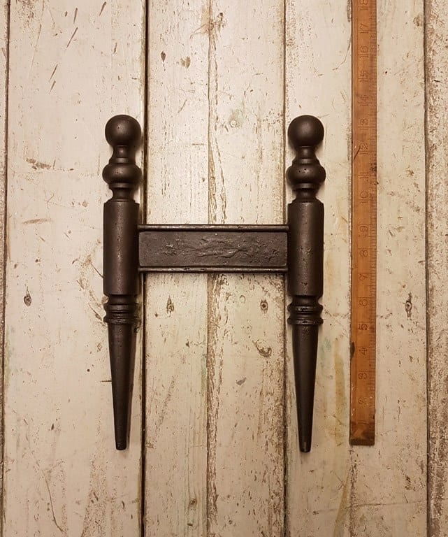 Boot Scraper with spikes Ball Top Cast Antique Iron 325mm x 225mm