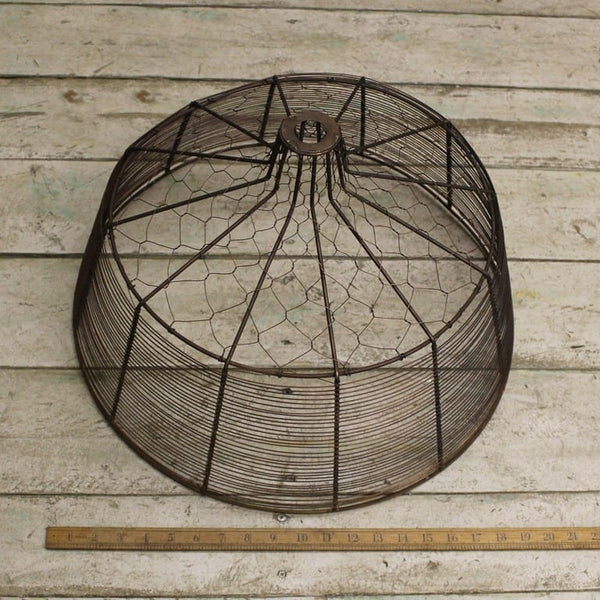 Pendant Shade AFRICAN CHICKEN WIRE Antique Copper 500mm Diameter