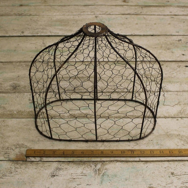 Pendant Shade CHICKEN WIRE TEA COSY Antique Copper 350mm Diameter