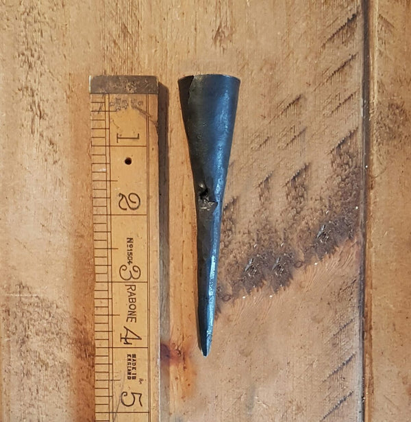 Candle Holder SPIKE Design Hand Forged Black 26mm x 100mm