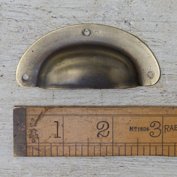 Cup Handle Basic Design Pressed Sheet Antique Brass 76mm