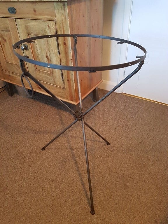 Table Underframe BISTRO Circular Folding Steel 730mm