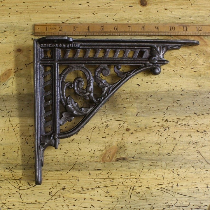 Shelf Bracket ATHENS Design Cast Antique Iron 300mm x 300mm