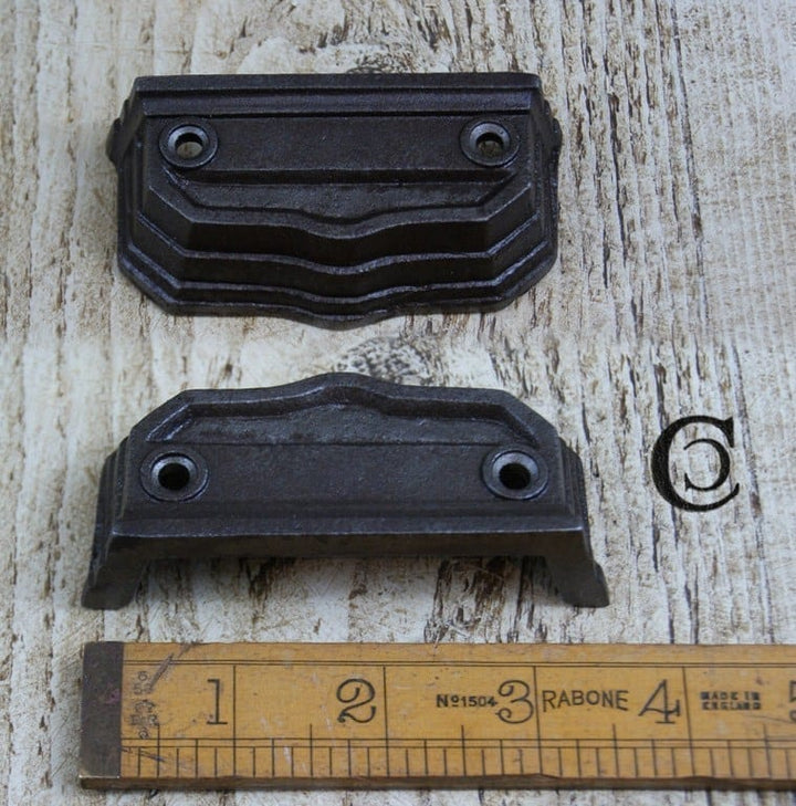 Rim Latch Keep for Slide Bolt Cast Iron Medium 90mm