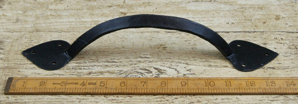 Pull Handle Spearhead Hand Forged Black Wax 350mm