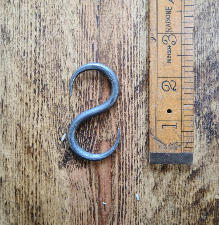 Meat Hook 'S' Shape Hand Forged Antique Iron 60mmTBD