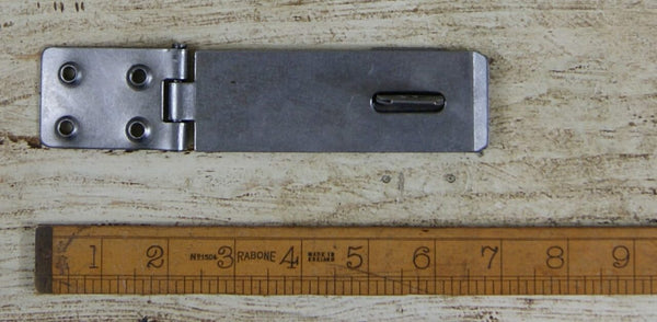 Hasp Staple Plain Antique Iron 115mm