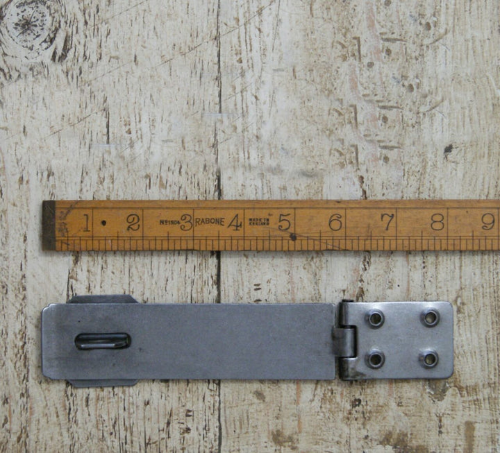 Hasp Staple Plain Antique Iron 150mm