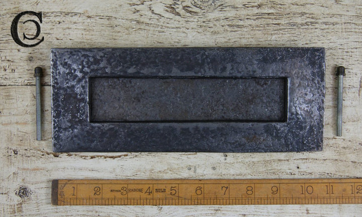 Letter Box Plate Cast Iron Antique Iron 279mm x 102mm (KIG-4)TBD