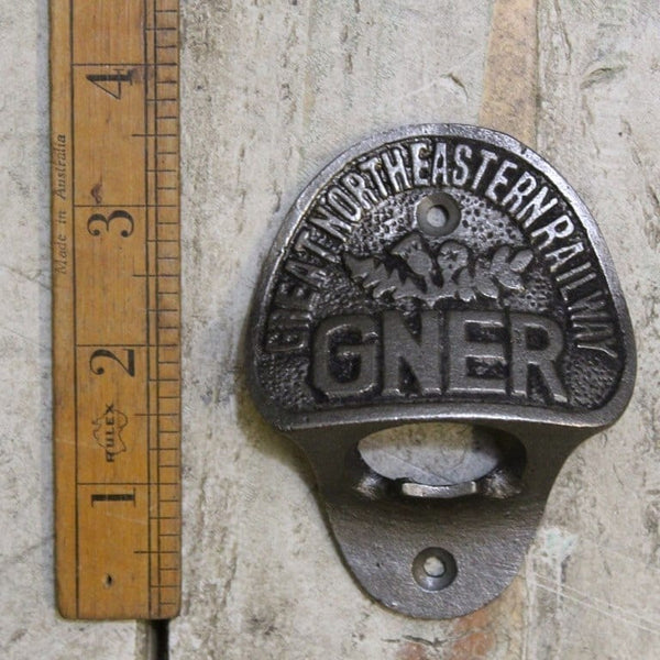 Bottle Opener Wall Mounted GNER Cast Antique Iron