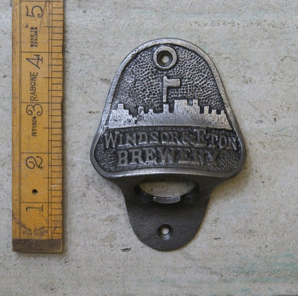 Bottle Opener Wall Mounted WINDSOR ETON Cast Antique Iron