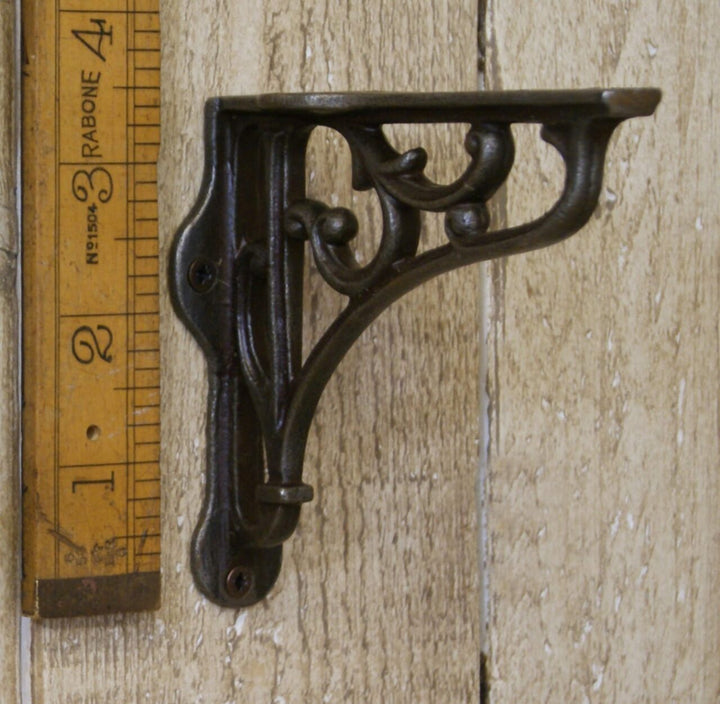 Shelf Bracket HERITAGE Cast Antique Iron 88mm x 100mm