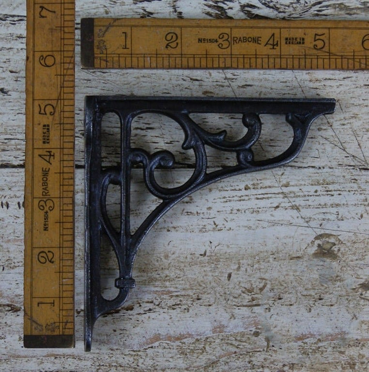 Shelf Bracket HERITAGE Cast Antique Iron 125mm x 125mm