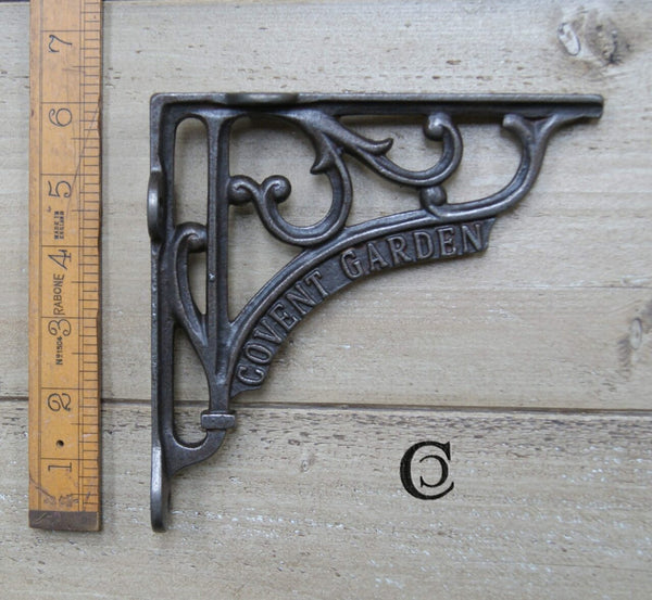 Shelf Bracket COVENT GARDEN Antique Iron 150mm x 150mm