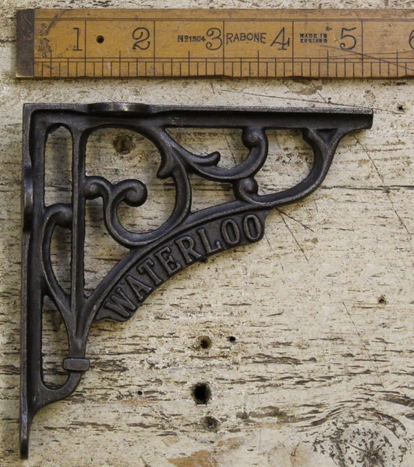 Shelf Bracket WATERLOO Heritage Cast Antique Iron 125mm x 125mm