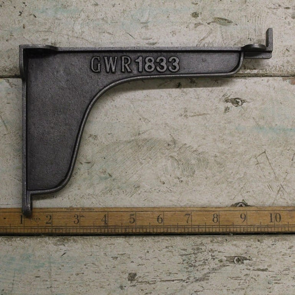 Shelf Bracket Lip Railway GWR 1833 Cast Antique Iron 230mm