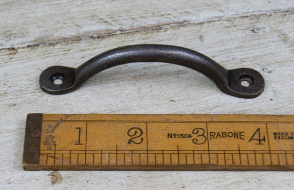 Bow Handle Cast Antique Iron Penny End 100mm (AF036)