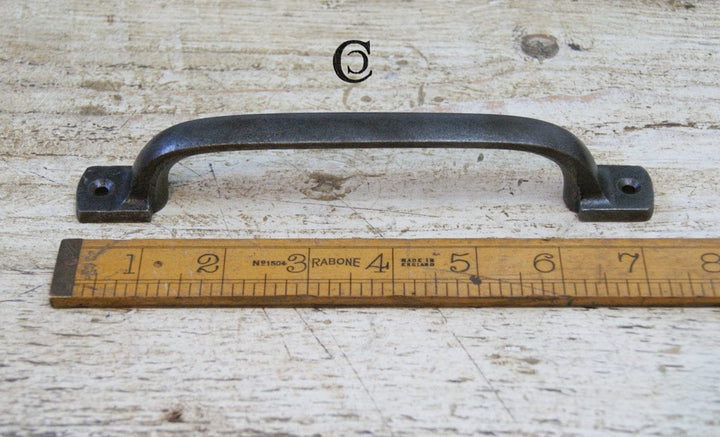 Square D Handle Cast Antique Iron 185mm (AF071A)