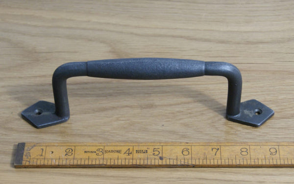 Pull Handle Heavy Diamond Mounting Feet Antique Iron 230mm