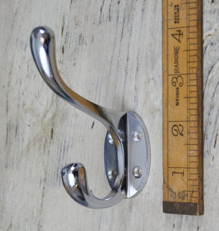 Hat Coat Hook Chrome on Cast Iron 4 Holes (Southwest)