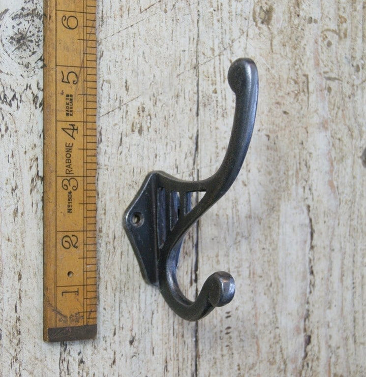 Coat Hook WALTON Cast Antique Iron 125mm