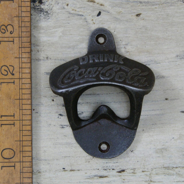 Bottle Opener Wall Mounted COCA COLA Cast Antique Iron