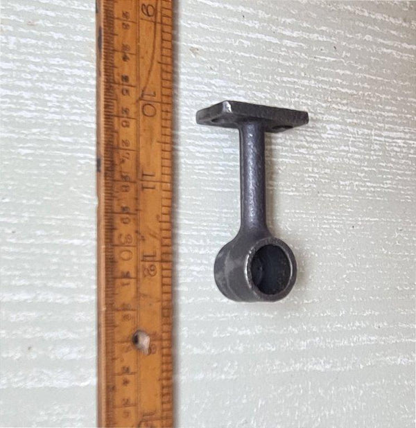 Wardrobe Rail End Support Hanging Antique Iron 66mm x 16mm Diameter