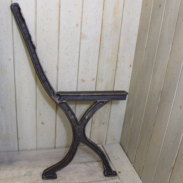 Park Bench End Frame COVENT GARDEN Victorian Cast Iron 880mm