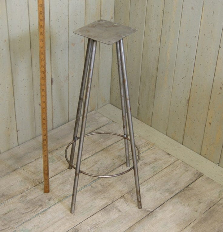 Stool SHELTON Circular Foot Rest 15mm Rod Polish Steel 750mm