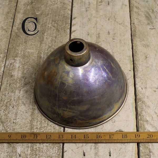 Pendant Hanging Light Shade STUDY Antique Copper 215mm Diameter