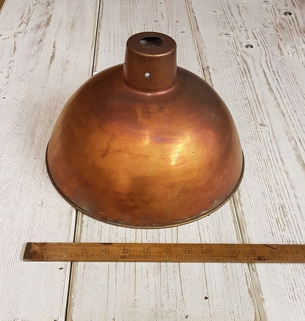 Pendant Hanging Light Shade STUDY Antique Copper 300mm Diameter