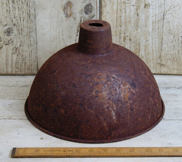 Pendant Hanging Light Shade STUDY Rust 300mm Diameter