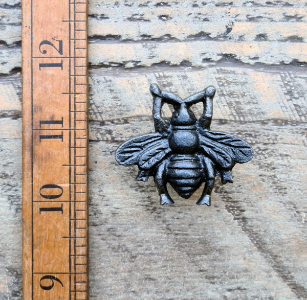 Knob Cupboard BEE Design Cast Antique Iron 28mm