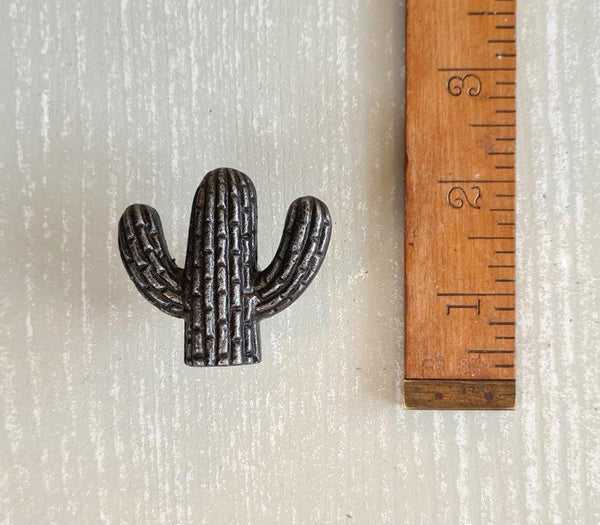 Knob Cupboard CACTUS Cast Antique Iron 45mm