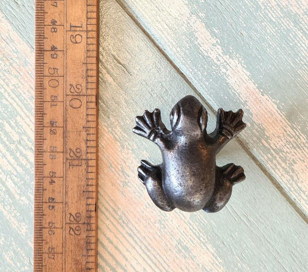 Knob Cupboard FROG Cast Antique Iron 45mm