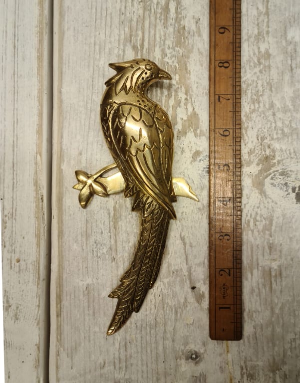 Door Knocker BIRD OF PARADISE PARROT Solid Brass 200mm