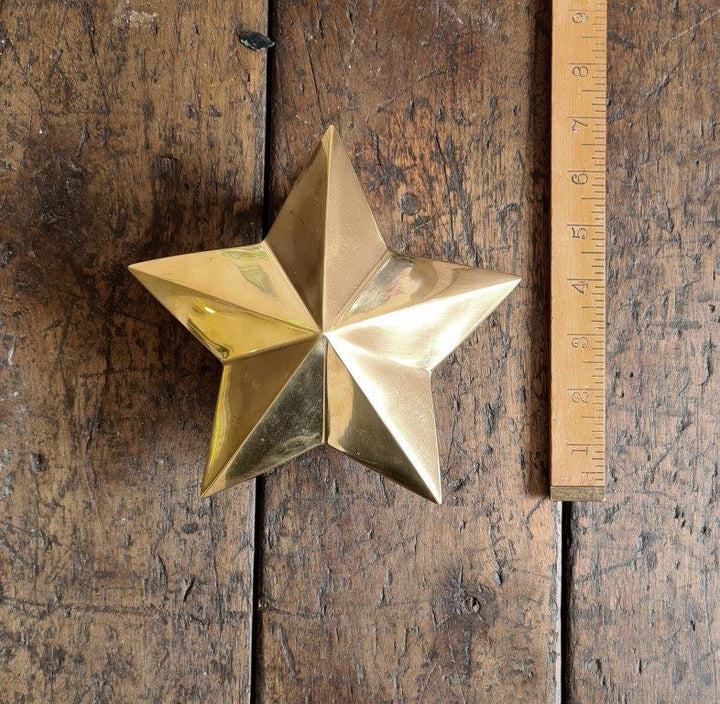 Door Knocker STAR SHAPE Solid Brass 160mm