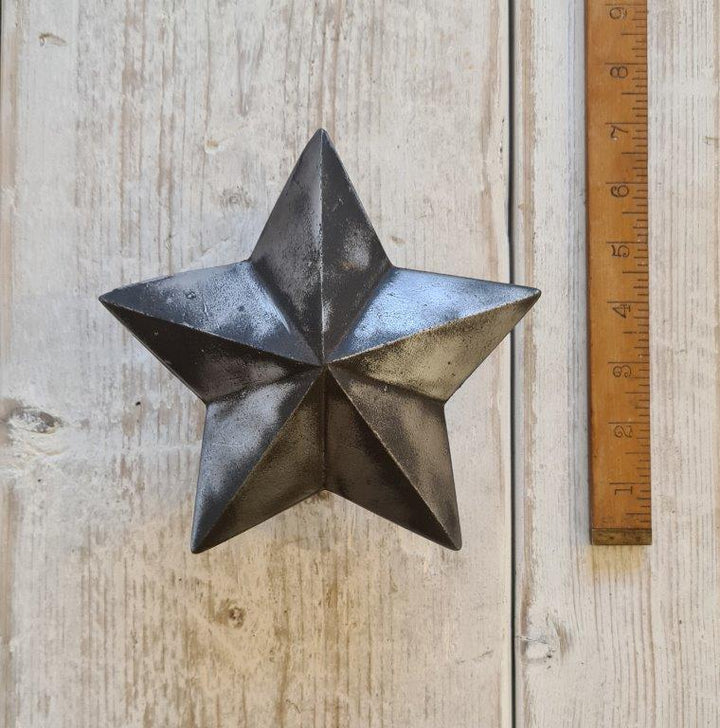 Door Knocker STAR SHAPE Cast Antique Iron 160mm