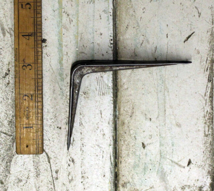 Shelf Bracket Pressed LONDON TYPE Antique Iron 75mm x 100mm