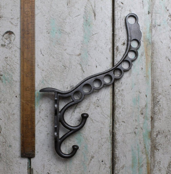 Luggage Carriage Brackets PULLMAN For Rods Cast Antique Iron 250mm