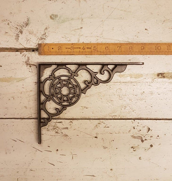 Shelf Bracket COBWEB Design Cast Antique Iron 177mm x 228mm