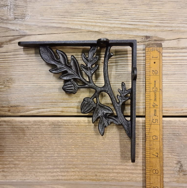 Shelf Bracket ACORN Antique Iron - 175mm x 175mm