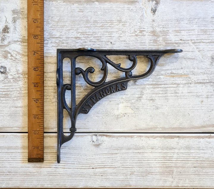 Shelf Bracket ST PANCRAS Heritage Cast Antique Iron 178mm x 197mm