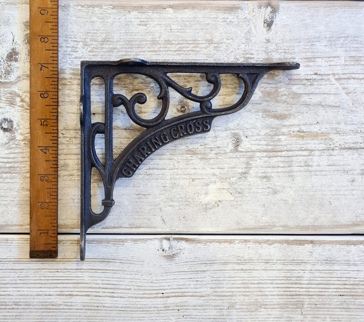 Shelf Bracket CHARING CROSS Heritage Cast Antique Iron 178mm x 197mm