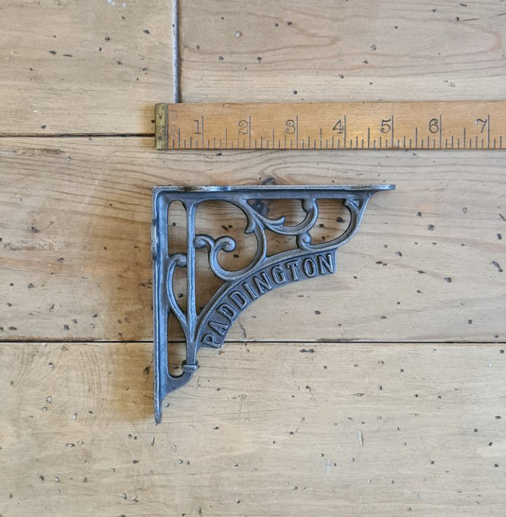 Shelf Bracket PADDINGTON Heritage Cast Antique Iron 125mm X 125mm